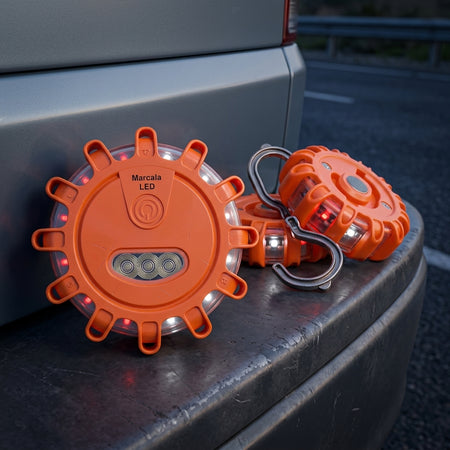 LED Roadside Safety Flares - 3 Pack