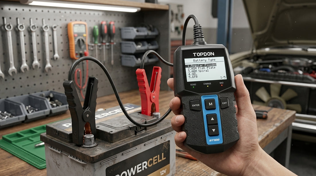 12V Car Battery & Charging System Tester