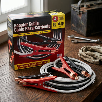 Heavy-Duty 4 Gauge Jumper Cables - 20 ft ADI-ROAD-001-1