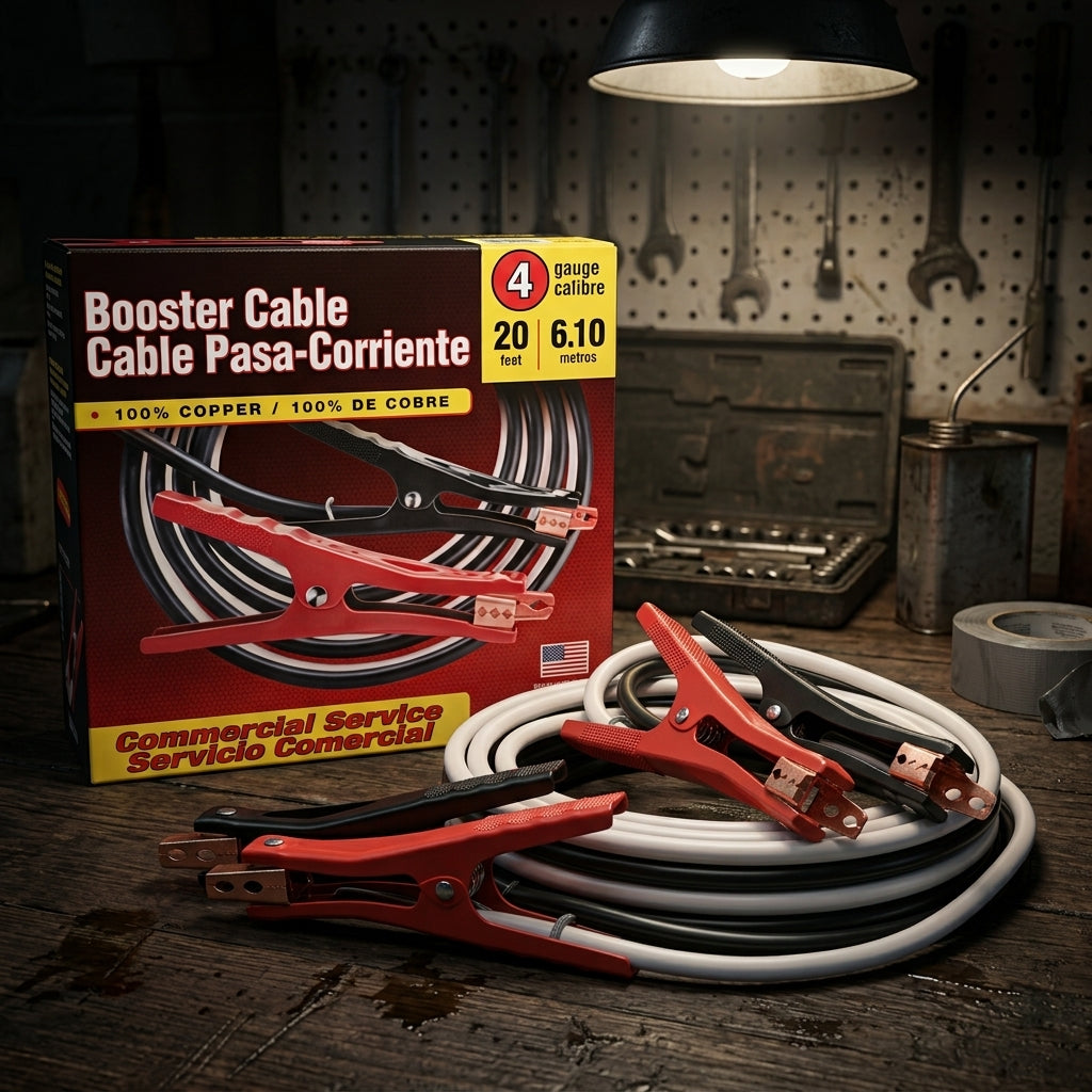 Heavy-Duty 4 Gauge Jumper Cables - 20 ft ADI-ROAD-001-3