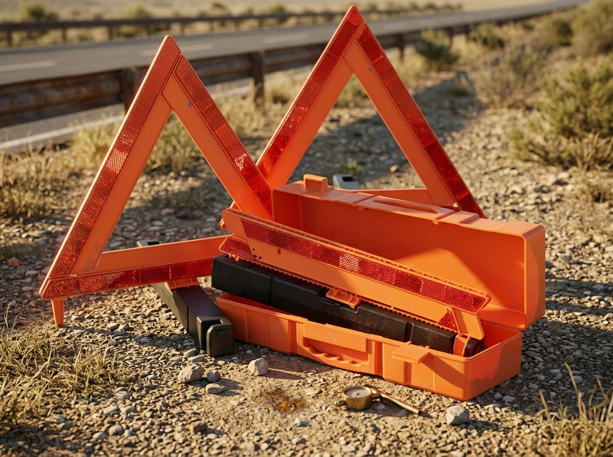 Reflective Warning Triangle Kit - 3 Pack ADI-ROAD-004-3