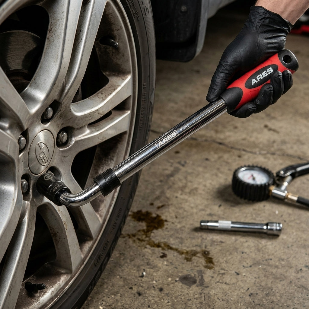 Extendable Lug Wrench with SAE/Metric Sockets ADI-TIRE-003-2