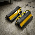Heavy-Duty Rubber Wheel Chocks - Pair ADI-TIRE-004-3