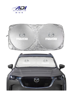 ADI Automotive foldable Mazda Windshield Sunshade Cover reducing interior heat