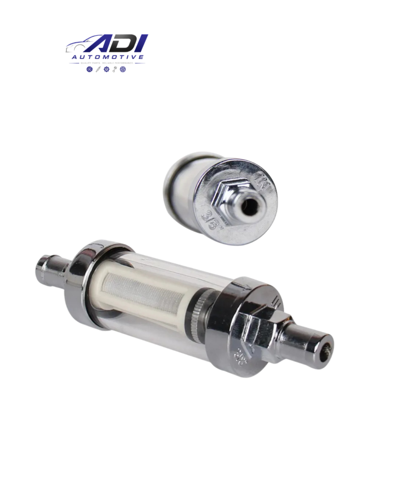 ADI Automotive 10mm 3/8 inline fuel filter for gasoline and diesel engines