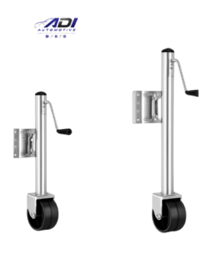ADI Automotive heavy duty trailer jack with swivel mount and wheel