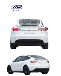 ADI Automotive Tesla Model 3 Model Y Rear Trunk Spoiler Wing installed on Tesla