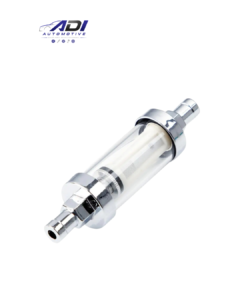 ADI Automotive Universal Chrome Glass Fuel Filter 10mm reusable inline fuel filter