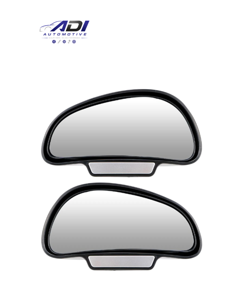 ADI Automotive 360° Adjustable Blind Spot Mirror installed on a car side mirror