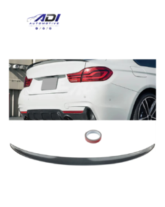 ADI Automotive BMW F36 Gran Coupe Rear Trunk Spoiler in black carbon style
